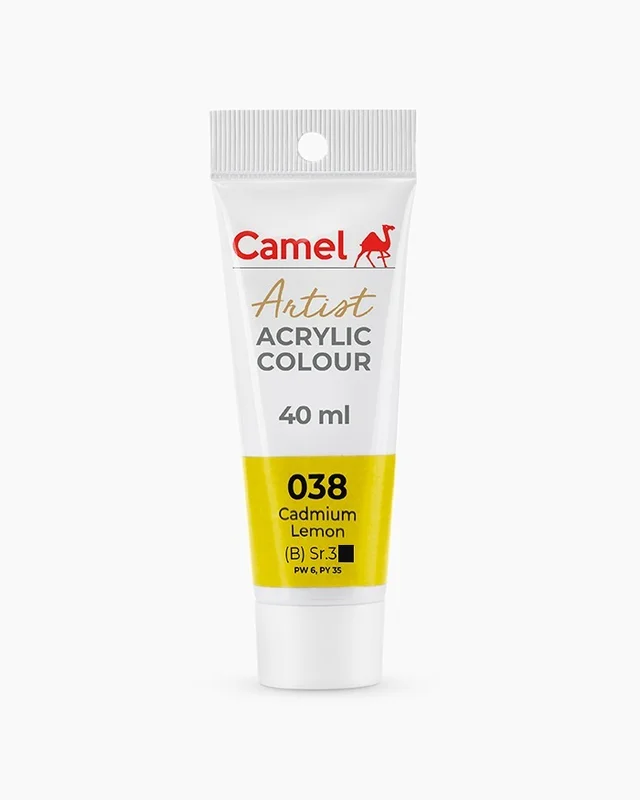 Camel Artist Acrylic Colours Cadmium Lemon 40 ml
