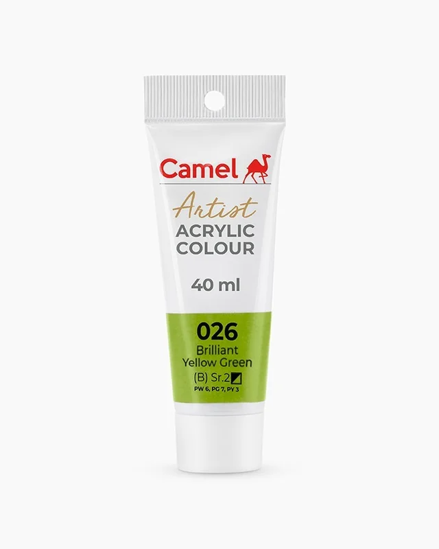 Camel Artist Acrylic Colours Brilliant Yellow Green 40 ml