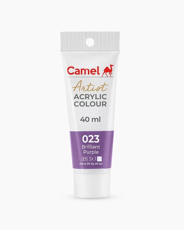  Camel Artist Acrylic Colours Brilliant Purple 40 ml
