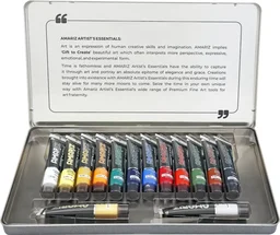 DOMS AMARIZ ARTIST'S ACRYLIC COLOURS 14 SHADES (Set of 1, Multicolor