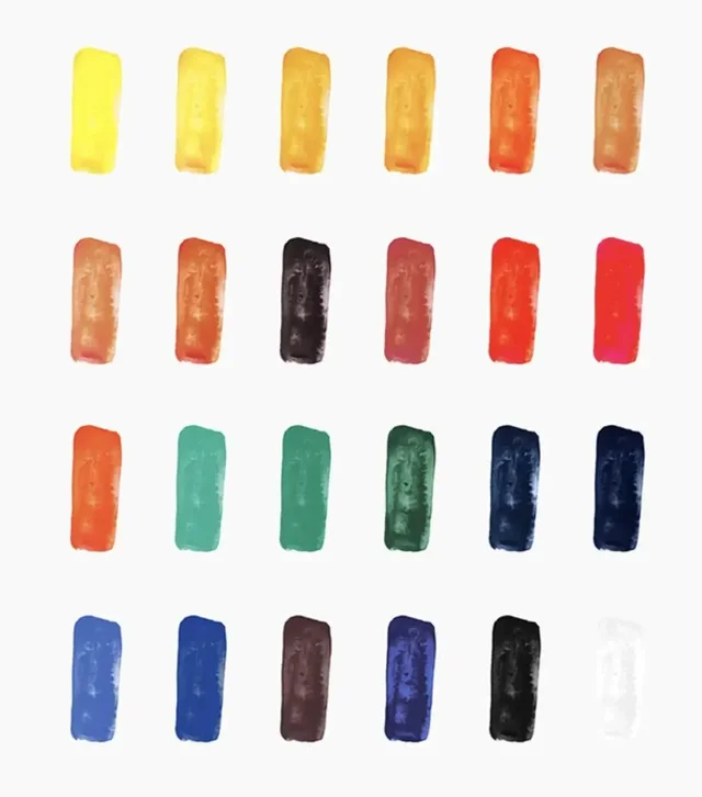 CAMEL Camlin 1305733 - CAM ARTIST WATER COLOUR TUBES 24 SHADES 9ML EACH (Set of 1, Multicolor)