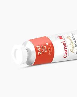 Camel Artist Oil Colours Individual tube of Light Red in 120 ml