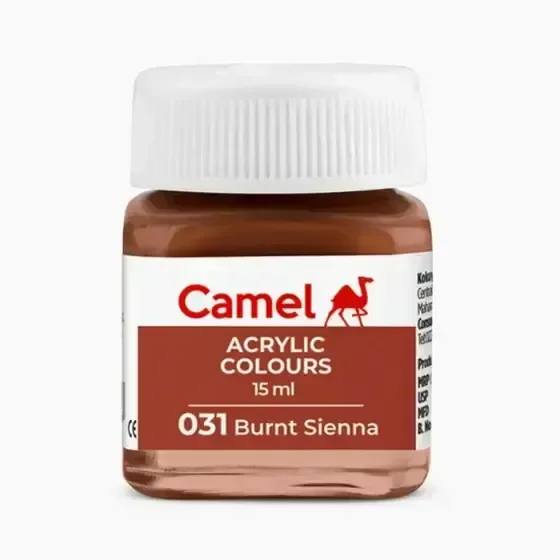 Camel Fabric Colour ( 031 Burnt Sienna ) 15 ml 10 pieces