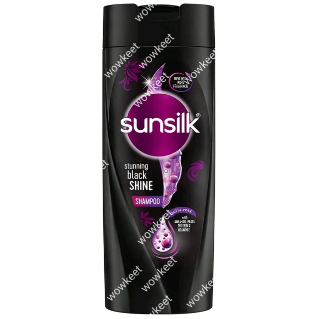 Sunsilk Radiant Black Shine Shampoo  350 Ml 