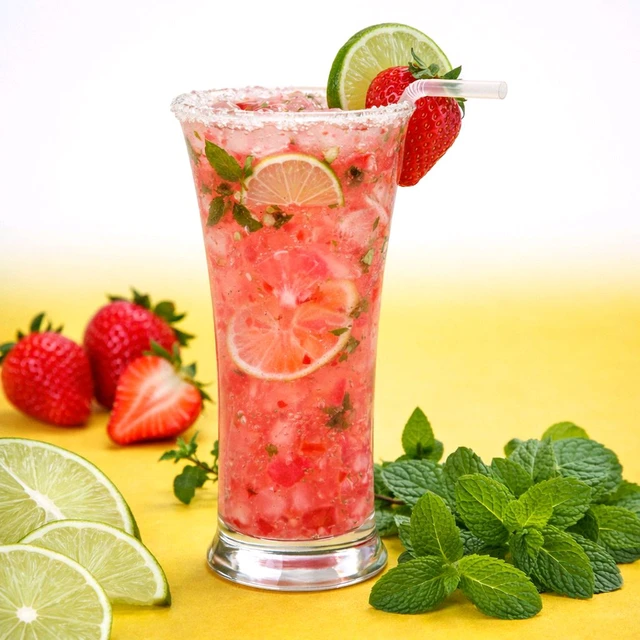 Fresh Strawberry Mojito