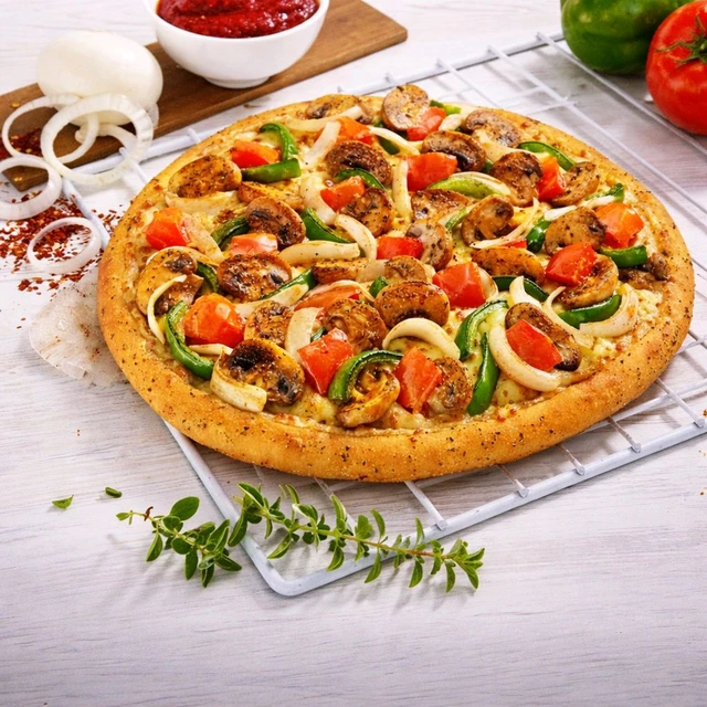 Veg Mushroom Pizza 