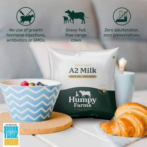 Humpy Farms Cow A2 Milk - 500 ml