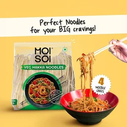 Moi Soi Veg Hakka Noodles - Not Fried - 60 g, 500 g
