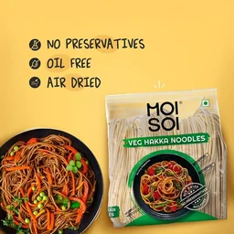 Moi Soi Veg Hakka Noodles - Not Fried - 60 g, 500 g