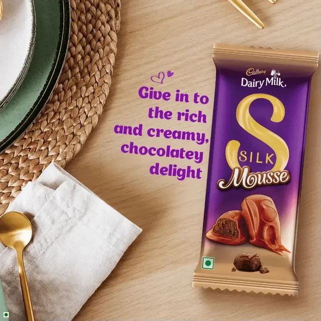 Cadbury Dairy Milk Silk Mousse Milk Chocolate Bar - 110g
