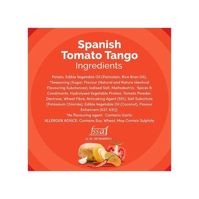 Lays Lay's Spanish Tomato Tango Potato Chips - 48g, Chips