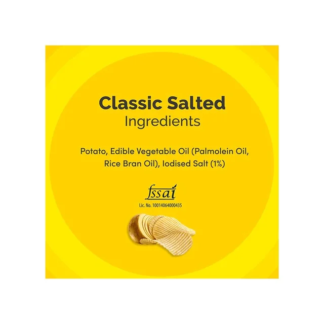Lays Lay's Classic Salted Potato Chips - 67g, Chips