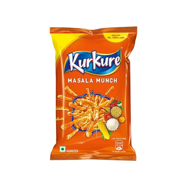 Kurkure Masala Munch Crisps - 94g