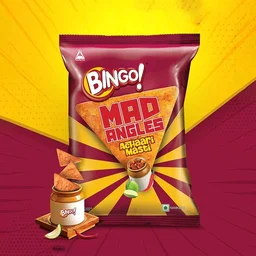 Bingo Mad Angles Achaari Masti Crisps - Pack of 2 - 2 x 60 g