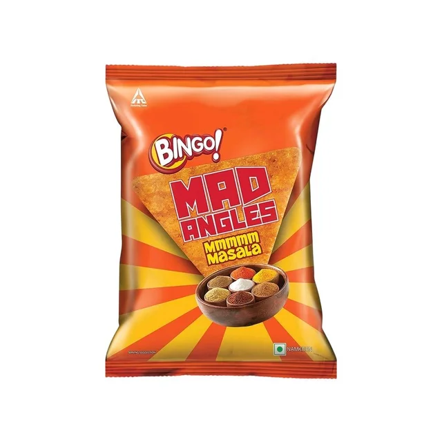 Bingo Mad Angles Masala Madness Crisps - 60g