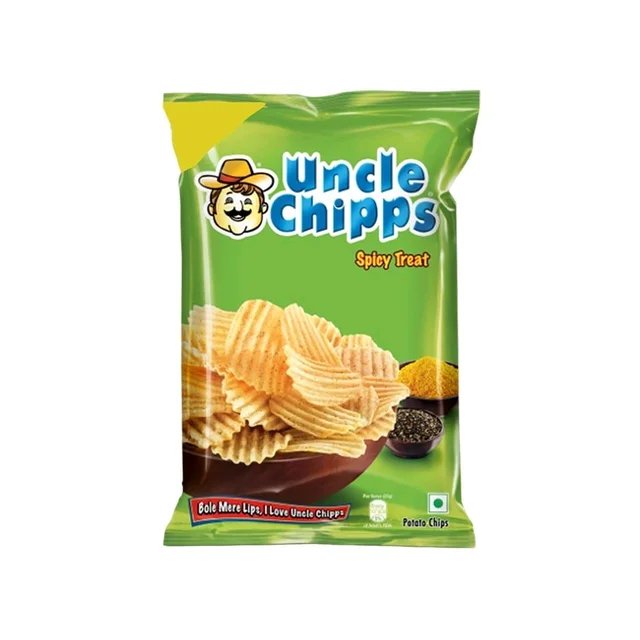 Uncle Chipps Spicy Treat Potato Chips - 80g