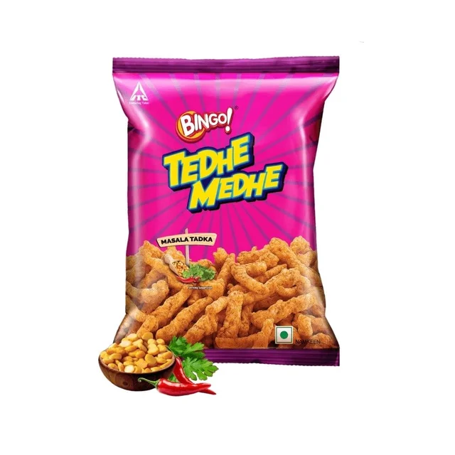 Bingo Tedhe Medhe Masala Tadka Crisps - 75g