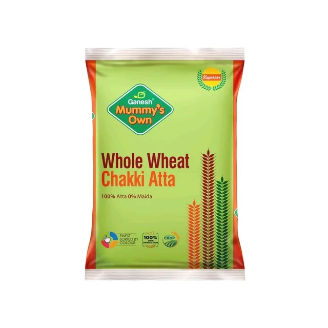 Ganesh Whole Wheat Chakki Atta - 1kg