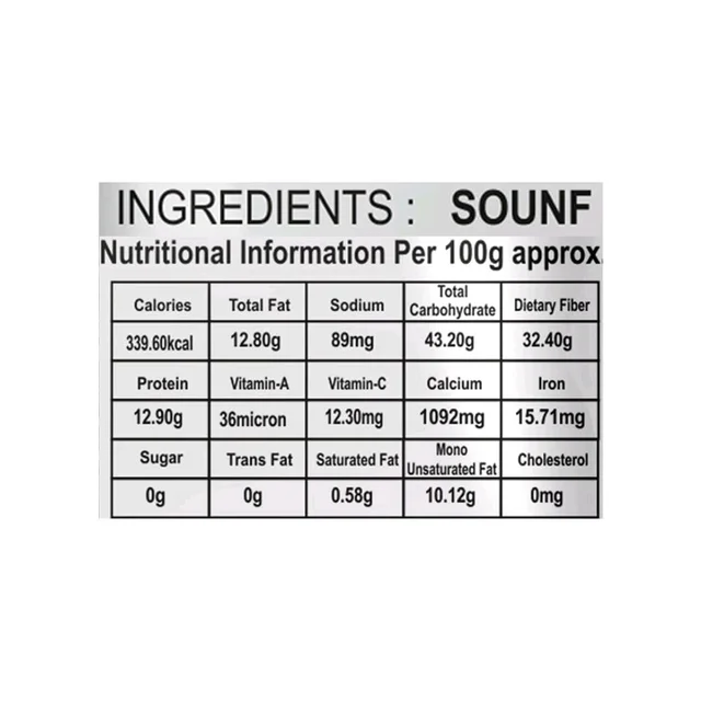 JK Saunf Seeds - 100g