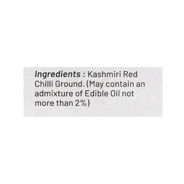 JK Kashmiri Mirch/ Chilli Powder - 100g