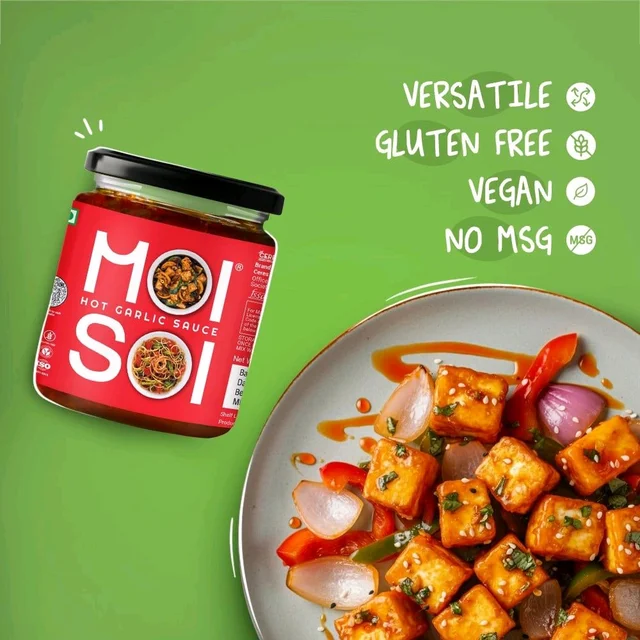Moi Soi Hot Garlic Sauce - Dip - Spread - Cook - 175 g