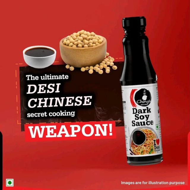 Chings Ching's Secret Dark Soy Sauce Rich, Brown and Zesty - 210 g