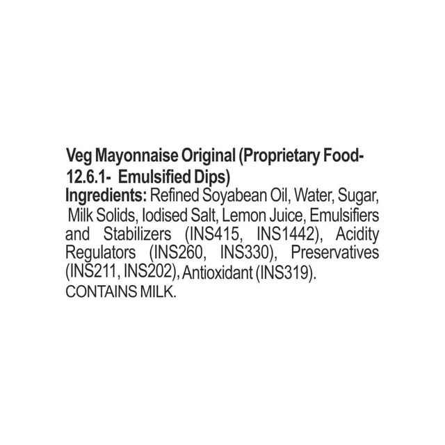Dr. Oetker FunFoods Veg Mayonnaise Original 100 g - 100 g