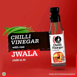Ching's Secret White Chilli Vinegar with Green Jwala Chilli - 170ml