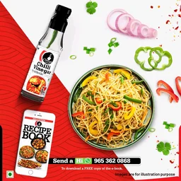 Ching's Secret White Chilli Vinegar with Green Jwala Chilli - 170ml