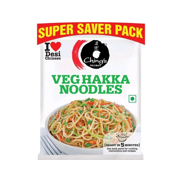 Ching's Secret Veg Hakka Instant Noodles - 560g