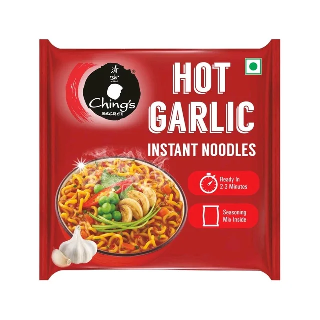 Ching's Secret Hot Garlic Flavoured Instant Noodles - 240g