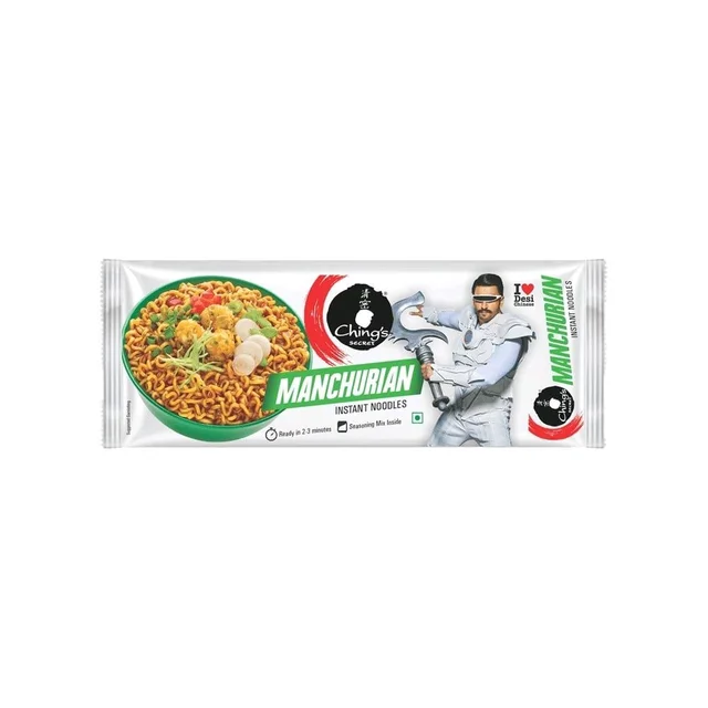 Ching's Secret Manchurian Flavoured Instant Noodles - Pack of 2 - 2 x 240 g