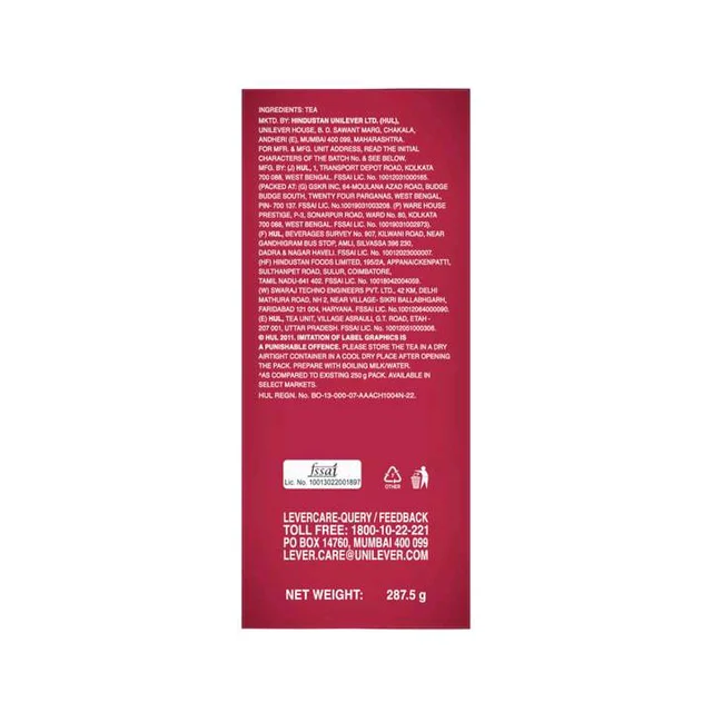 Brooke Bond Red Label Tea - 287.5 g