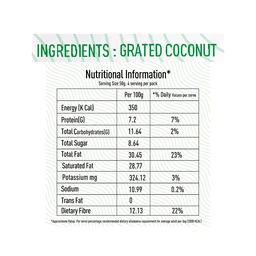 Wow! Coco Fresh Grated Coconut - 200g