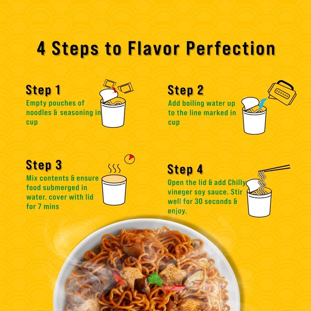 Wow! Chilli Chicken Cup Noodles - 90g