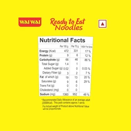 Wai Wai Ready To Eat Chicken Cup Noodles - Pack of 2 - 2 x 70 g