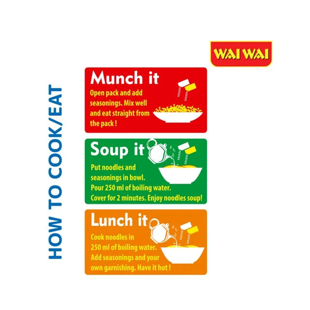 Wai Wai Ready To Eat Veg Masala Flavoured Noodles - 420G