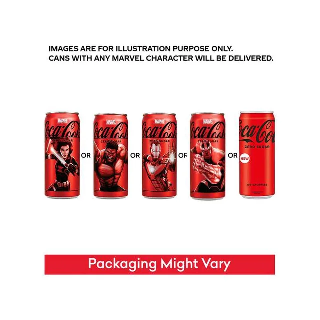 Coca-Cola Zero Sugar Soft Drink Can - 300 ml