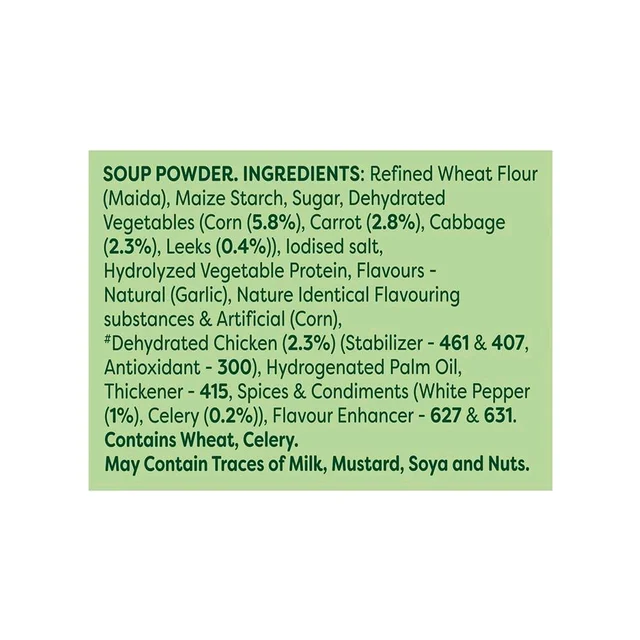 Knorr Sweet Corn Chicken Soup with No Added Preservatives - 40g