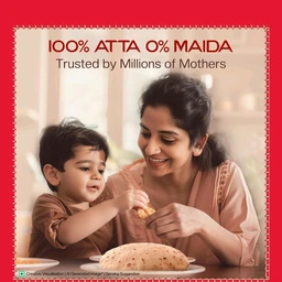 Aashirvaad Shudh Chakki Atta (100% Atta, 0% Maida) (5 kg) - 5 Kg