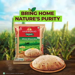 Aashirvaad Organic Atta - 1kg