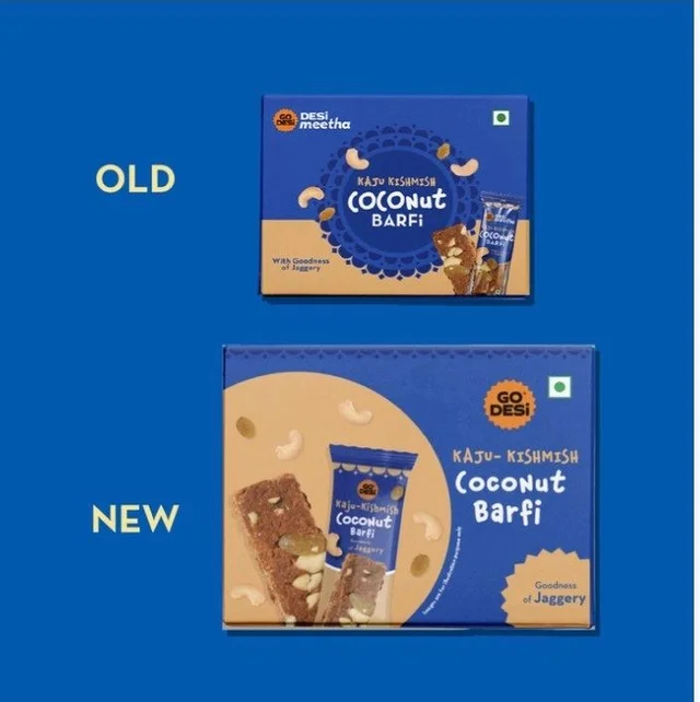 Badam Coconut Barfi By Go Desi - 96g