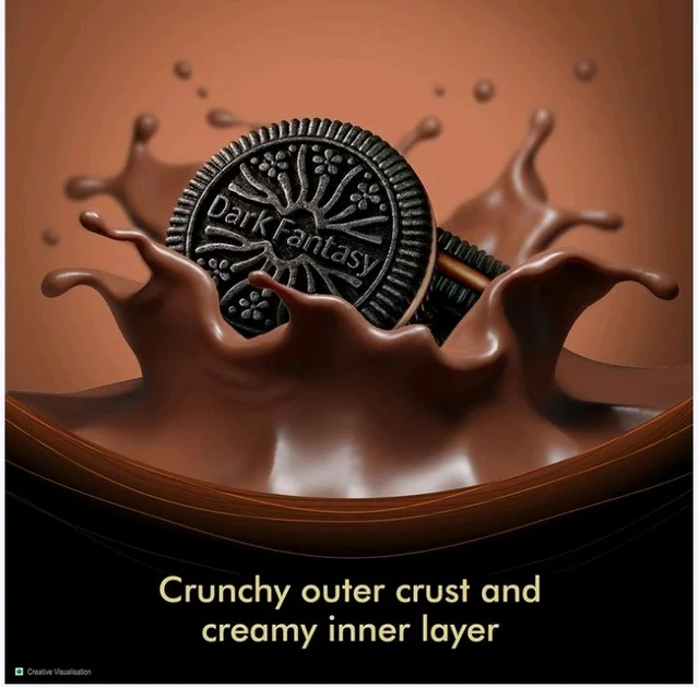 Sunfeast Dark Fantasy Chocolate Sandwich Cream Biscuit