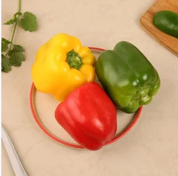 Assorted Capsicum - (Red, Yellow, Green) (Shimla Mirch) - 3 pcs