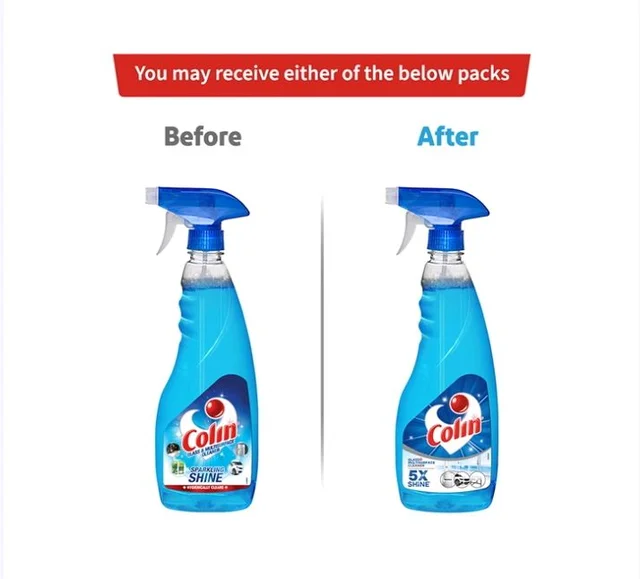 Colin Glass Cleaner (500 ml) Pack Of 3 - 3×500 ml