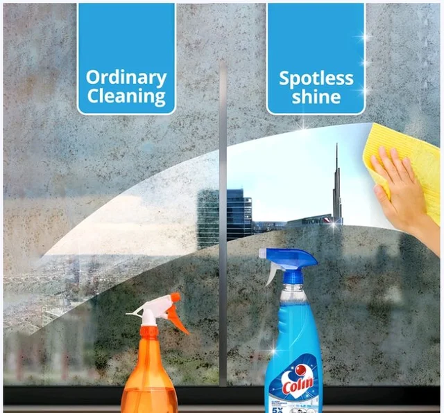 Colin Glass Cleaner (500 ml) Pack Of 3 - 3×500 ml