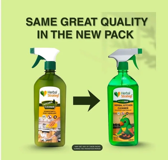 Herbal Strategi Disinfectant Kitchen Cleaner
- 500 ml