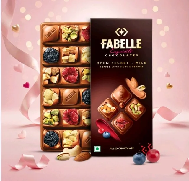 Fabelle Open Secret Milk Chocolate Bar - 121 g