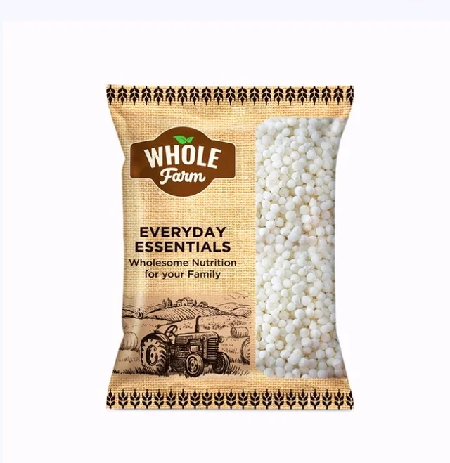 Whole Farm Premium Sabudana Sago (Boro Sabudana) - 500 g