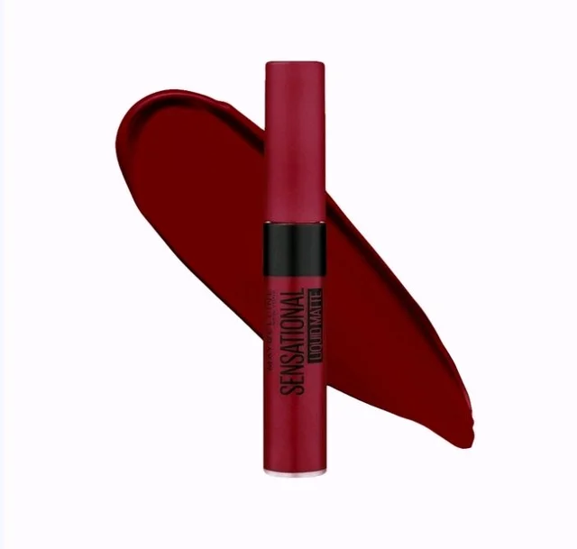 Maybelline New York Sensational Liquid Matte Lipstick (Soft Wine 02) - 7 ml